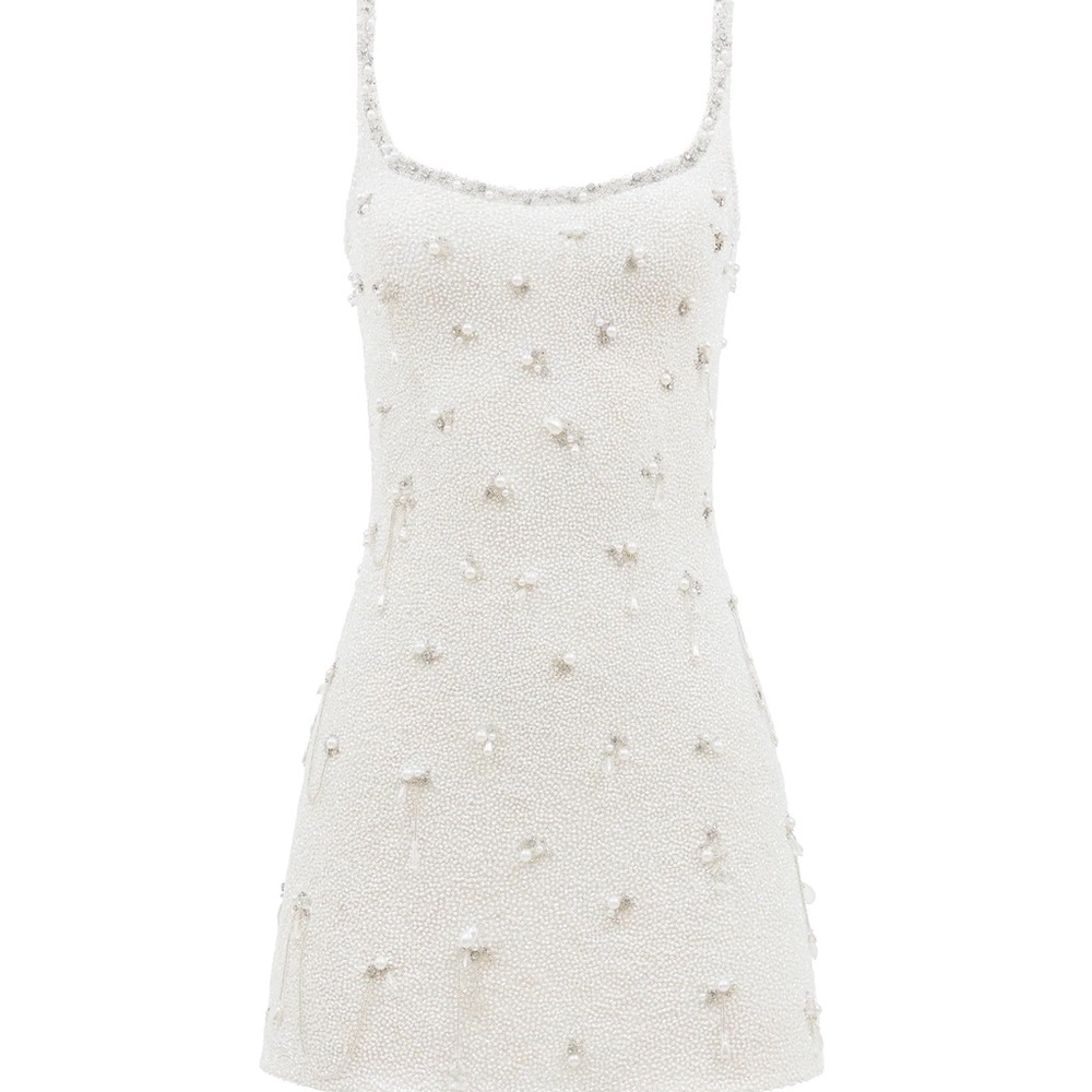 Elegant White Mini Dress